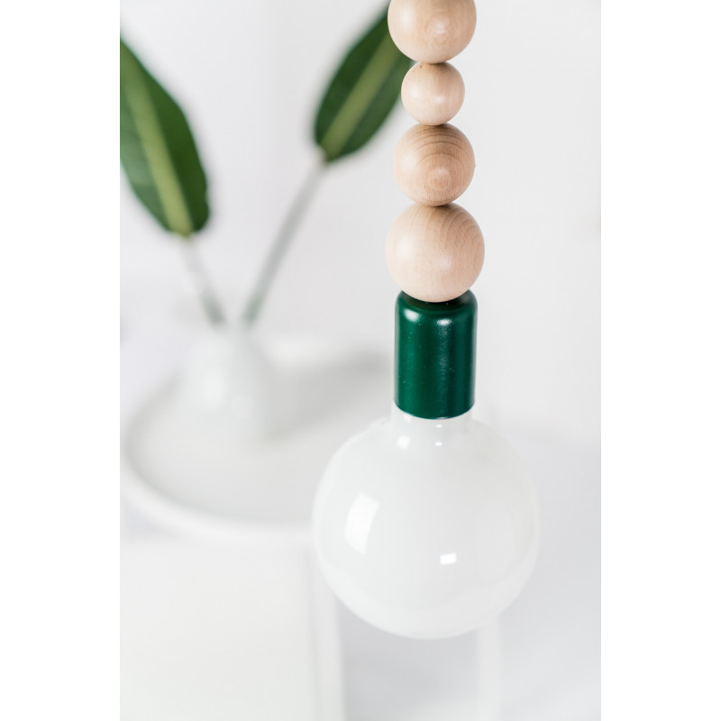 Loft Sfarer dark green structural pendant lamp