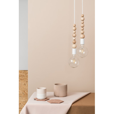 Loft Sfarer biały lampa wisząca