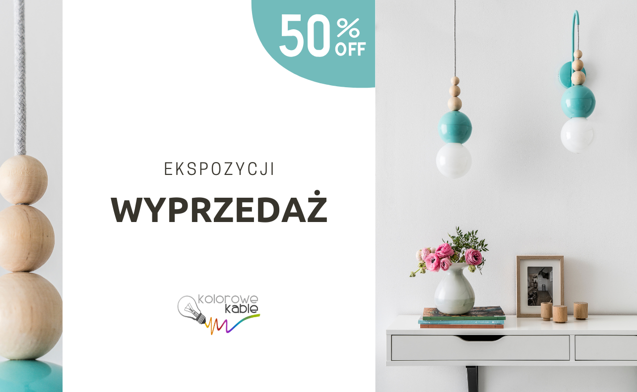 Wyprzedaż ekspozycji - Kolorowe Kable