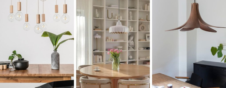 How to Choose a Lamp Above a Table for a Dining Room, Kitchen or Living Room?